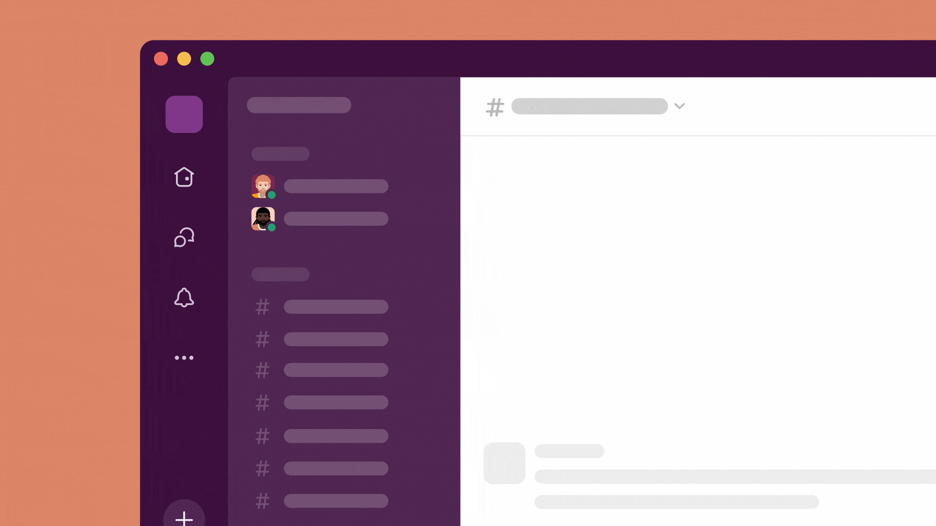 Organisieren von Unterhaltungen in der Slack-Seitenleiste in benutzerdefinierte Ordner