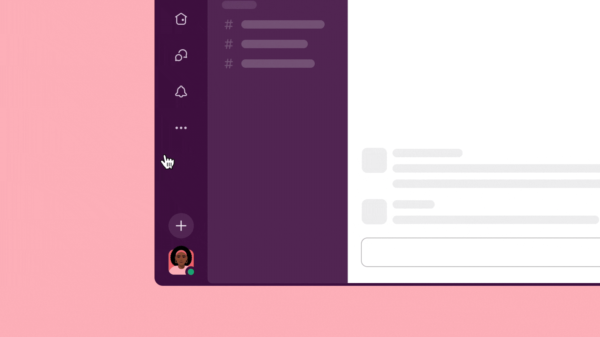 Navigation dans l’interface de Slack pour créer une automatisation à partir d’un modèle